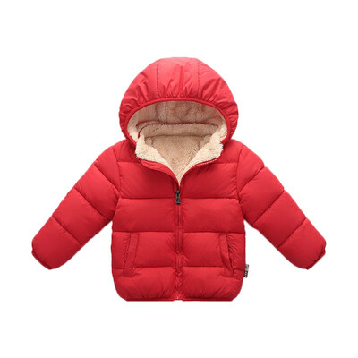 

Girl Jackets Girls Outerwear Coats Long Sleeve Solid Thick Kids Baby Boy Down Parkas Cotton Warm Children Clothing