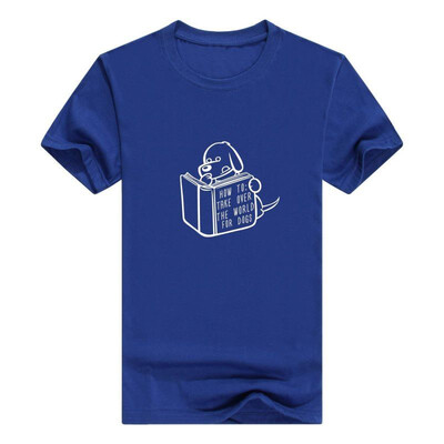 

Funny Gift Idea How To Take Over The World For Dogs Mens t-Shirt