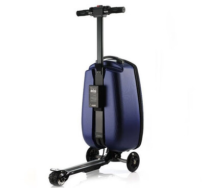 

IUBEST IU - DX01 3-wheel Electric Suitcase Scooter with Polyester Luggage Aluminum Alloy Frame