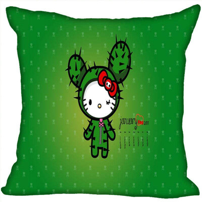 

Tokidoki Pillow Cover Bedroom Home Office Decorative Pillowcase Square Zipper Pillow Cases Satin Fabric No Fade