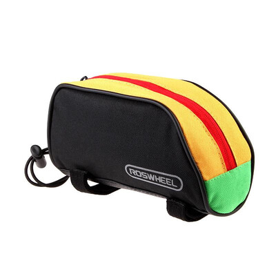 

Roswheel Bicycle Cycling Frame Front Top Tube Bag Outdoor Mountain Bike Pouch 1L Black & Yellow 12654