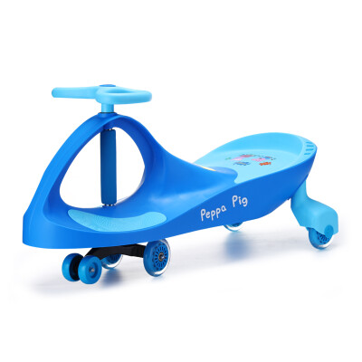 

Lebei children twist car infants universal wheel swing car yo car male 1-3-6 years old female baby girl car blue pig Peggy genuine authorized