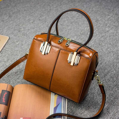 

LKX Fashion Woman Luxury Genuine Leather Crossbody Designer For Women Portable Ladies Bags Cowhide Single Shoulder Satchel