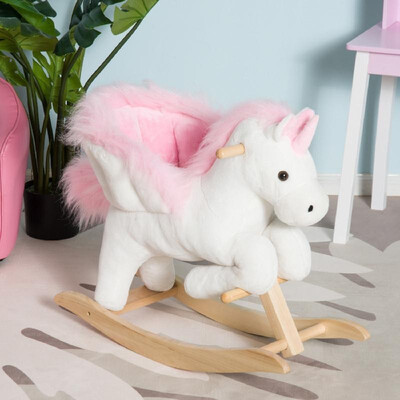 

Kids Rocking Chair Plush Unicorn With Sing Along Songs
