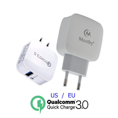 

Mzxtby Quick Charge 5V3A Fast Phone Charging USB Adapter Universal QC30 Fast Charger for iphone Huawei Xiaomi Redmi Mi Samsung