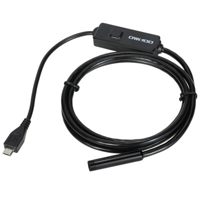 

OWSOO 20 Megapixels HD 8 LEDS 8MM 720P Endoscope IP67 Waterproof Inspection Borescope USB Wire Snake Tube Camera 8LEDS for OTG C