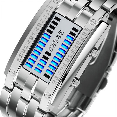 

SKMEI LED creative design watch special time display