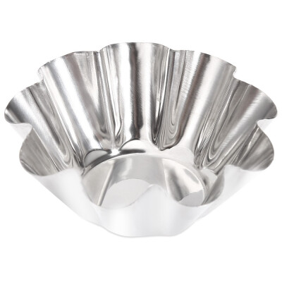 

6pcs Stainless Steel Egg Tart Cupcake Mold Baking Cup