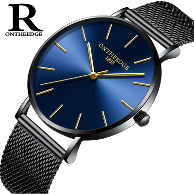 

New Watch Mens Male Watch Waterproof Business Super Thin Lovers Watches Fashion Watch Unisex