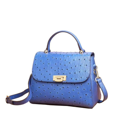 

SUWERER 2019 New Superior cowhide women genuine leather bags Embossed ostrich pattern Fashion luxury women leather tote bag