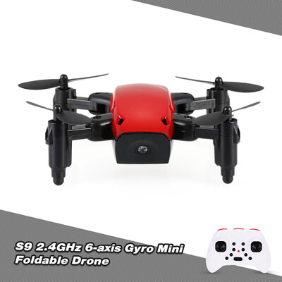 

S9 24G 4CH 6-axis Gyro Mini Drone Headless Mode One Key Return Foldable RC Quadcopter RTF