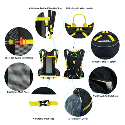 

25L Water-resistant Breathable Cycling Bicycle Bike Shoulder Backpack Ultralight Outdoor Sports Riding Travel Mountaineering Hydra