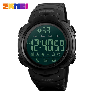 

Mens Sport Smart Watch SKMEI Brand Fashion Pedometer Remote Camera Calorie Bluetooth Smartwatch Reminder Digital Wristwatches