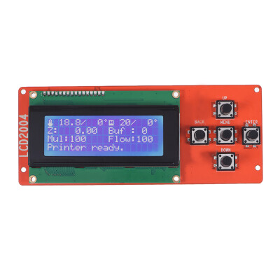 

2004 LCD Smart Display Screen Controller Module with Cable for RAMPS 14 Arduino Mega Pololu Shield Arduino Reprap 3D Printer Kit