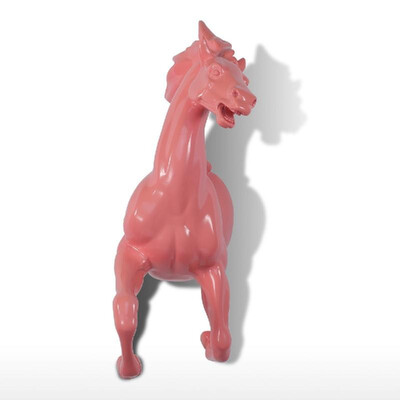 

Tooarts Resin Running Horse Wall DecorBlue Wall Hook Decorative Gift Rustic Innovative Sculpture