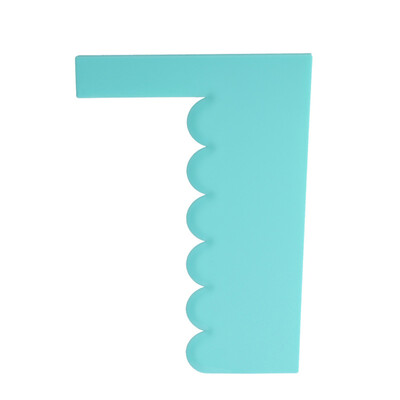 

1 Pcs Plastic Sawtooth Cake Scraper Edges Fondant Cream Mousse Blade Dough Smoother Tool DIY Decorating Spatula