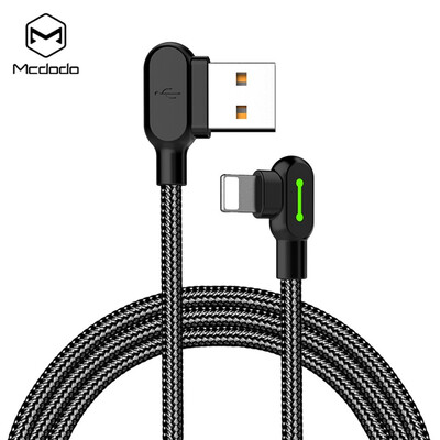 

Mcdodo CA - 4671 Fast Charging 8 Pin Game Cable 12M 90 Degree LED