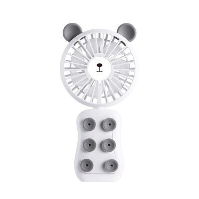 

Cartoon Folding LED Mini Fan Portable USB Mobile Phone Stand Night Light Blue&Bear