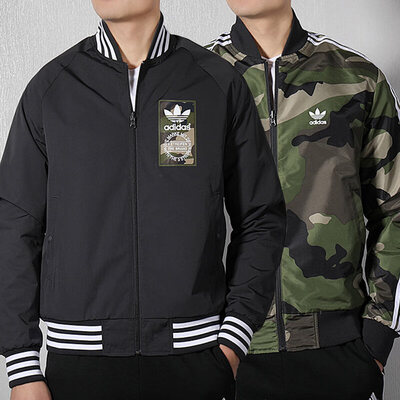 

Adidas ADIDAS Clover Mens Clover Series REV JACKET Sports Duplex Jacket DX4219  Code