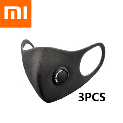 

Xiaomi Smartmi Filter Mask Black Size  3PCS Pack for Children Block 97 PM 25 with Ventilating Valve Long-lasting TPU Material