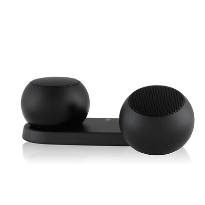 

Kaoshi Portable mini bluetooth speaker base charging metal pair box