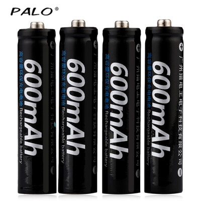

Palo 4PCS Durable AAA 12V 600mAh Rechargeable Ni-MH Battery