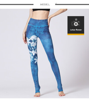 

High waist breathable Foot Stirrup Yoga Leggings Yoga pants