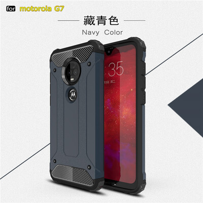 

Goowiiz Phone Case For Motorola Moto E6G7 King Kong Armor Fashion Bumper PC TPU Prevent falling