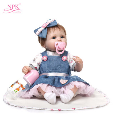 

16in Reborn Baby Rebirth Doll Kids Gift Cloth Material Body