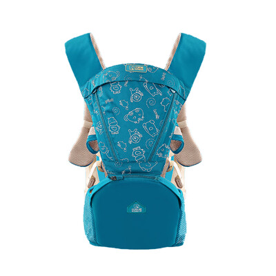 

Baby Carrier With Hip Seat All-in-One 6 Position Ergonomic Newborn Kids Carriers Back Front Facing Kangaroo Sling Carrying Infant