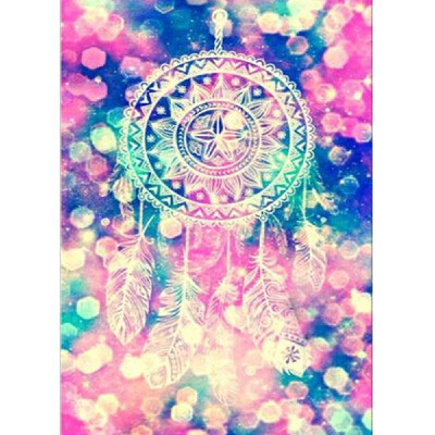 

DIY Diamond Painting embroidery cross stitch dream catcher feather home decor Rhinestone mosaic needlework Canvas size 3040 ful