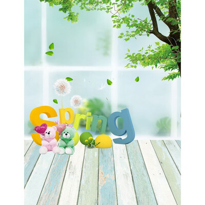 

Spring Mood Photo Backdrop 57FT Vinyl Fabric Cloth Digital Printing Photo Background s-2414