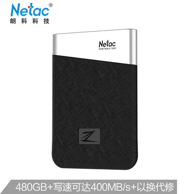 

Netac 480GB Type-c USB31 Mobile Hard Drive Solid State PSSD Z6 Series Write Up to 400MBS 37g Mini Portable Drop High Speed