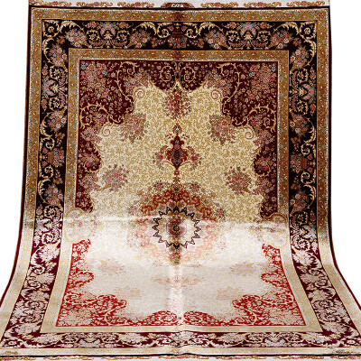 

FangCun 4x6 Antique Handmade Area Rug Top Persian Hand Knotted Silk Carpet for living rooms&offices FC040618