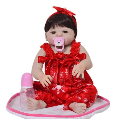 

Hot Sale Reborn Baby Doll 19 45 cm Silicone Full Body Realistic Princess Girl Baby Doll For Kid Christmas Birthday Gift