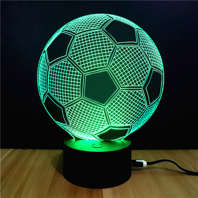 

Colorful Football Model 3D LED Table Lamp