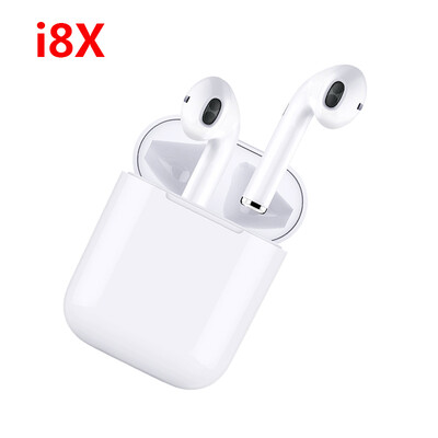 

I8x tws Wireless Bluetooth Earphones Audifonos stereo Earbuds Air pods Sport Headset Dual Headphones with Mic for Apple Android
