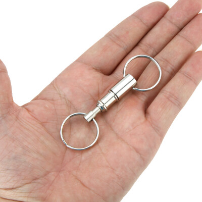 

5Pcs Premium Quick Release Pull-Apart Key Removable Handy Keyring Detachable Keychain Accessory with Two Split Rings