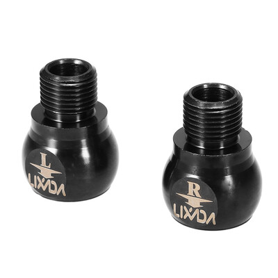 

Lixada 1 Pair 916in Stainless Steel Bike Pedal Extenders Bicycle Pedal Spacers for MTB Road Bicycle Pedals