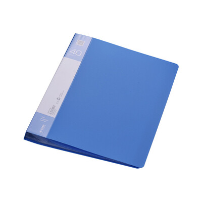 

100-Pocket A4 Protector Presentation Book Large Capacity Business Vertical Insert Folder for Report Artwork Music Sheets