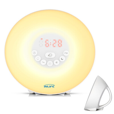 

JW - 6640 Inlife Wake Up Light with Sunrise Simulation Snooze Radio