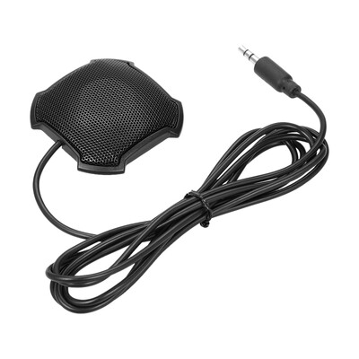 

Stereo Omnidirectional Condenser Microphone Mic 35mm Connector for Meeting Business Conference Desktop Computer