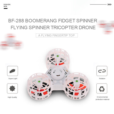 

BF-288 Boomerang Fidget Spinner Flying Spinner Tricopter Drone