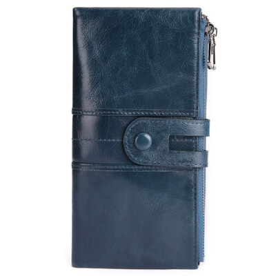 

Brand Bags men Stitching Genuine Leather multifunctional wallet mobile phone bag coin purse card holder day cowhide phone clutch