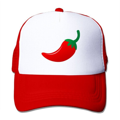 

Fdreattyuny Hot Spicy Chili Pepper Fashion Baseball Cap for Men&Women Adjustable Mesh Trucker Hat