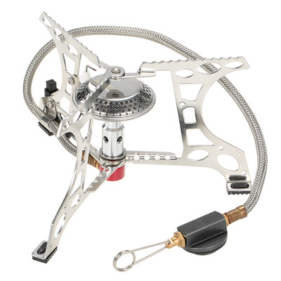 

OUT-D Potable Outdoor Camping Hiking Trekking Picnic Butane Gas Stove Burner With Piezo Lighter