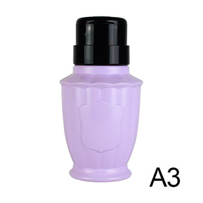 

A Type Empty Pump Dispenser Nail Tools Bottle for Liquid Alcohol Remover Cleaner Refillable Container 200ml