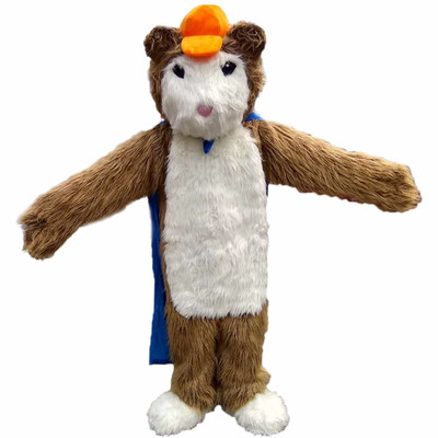 

LangtengHamster Mascot Costume Cartoon Cosplay Party Halloween Christmas Festival Performance