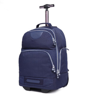 

Suitcase Genuine brand Classic Design Luggage Great Travel Spinner Trolley Bags 18 Inch High School Student Laptop Bag Handbag