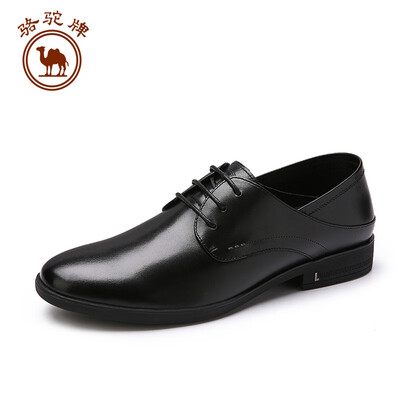

Camel brand mens business dress shoes comfortable low to help the trend of the belt W912005850 black 40250 yards